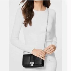 Michael Kors Padlock Chain Black Crossbody